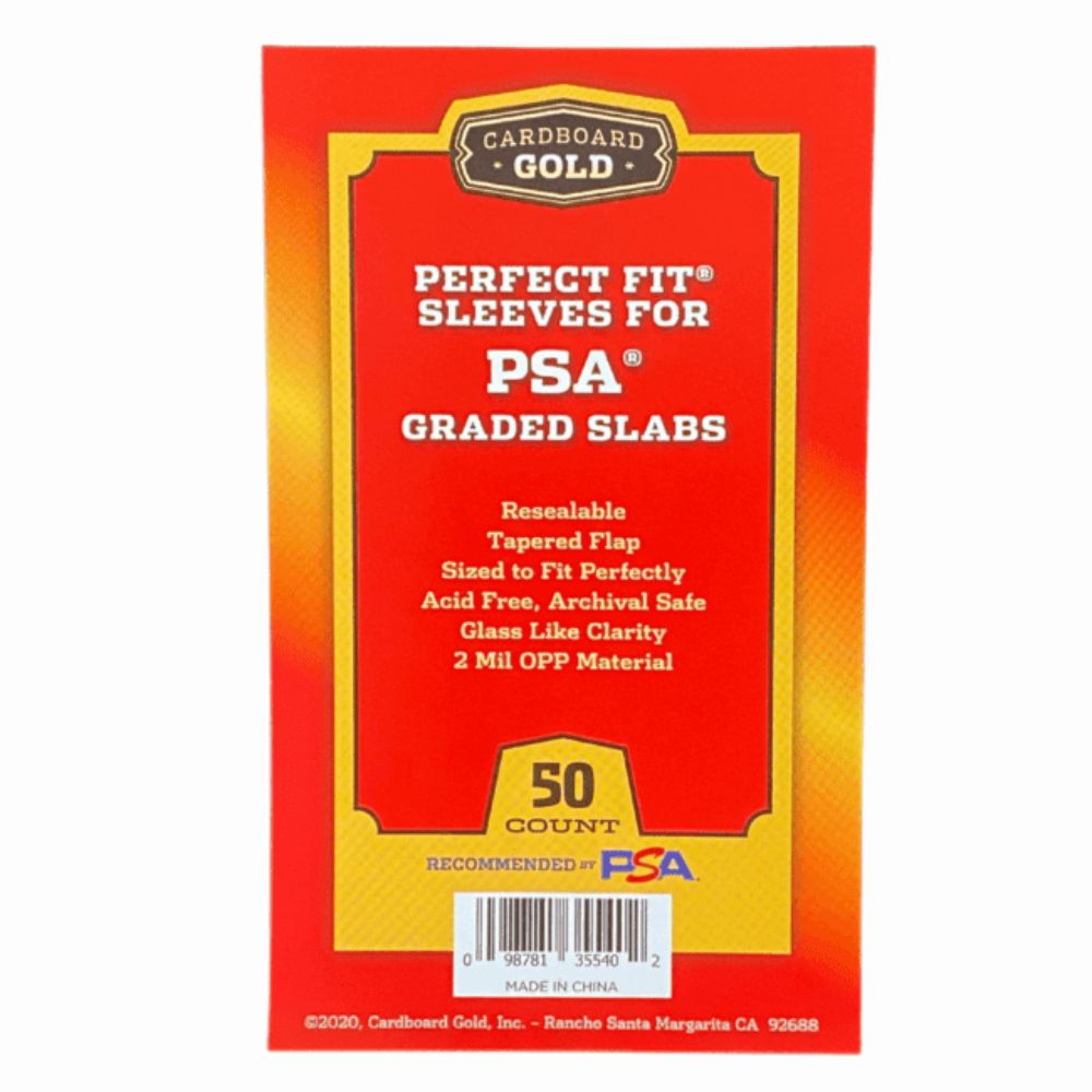 Perfect Fit Graded Cards Sleeves PSA Size No Logo (50ct)