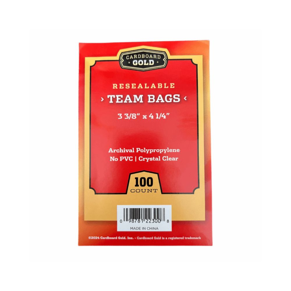 Resealable Team Bags (100ct) 3 3/8" x 4 1/4"