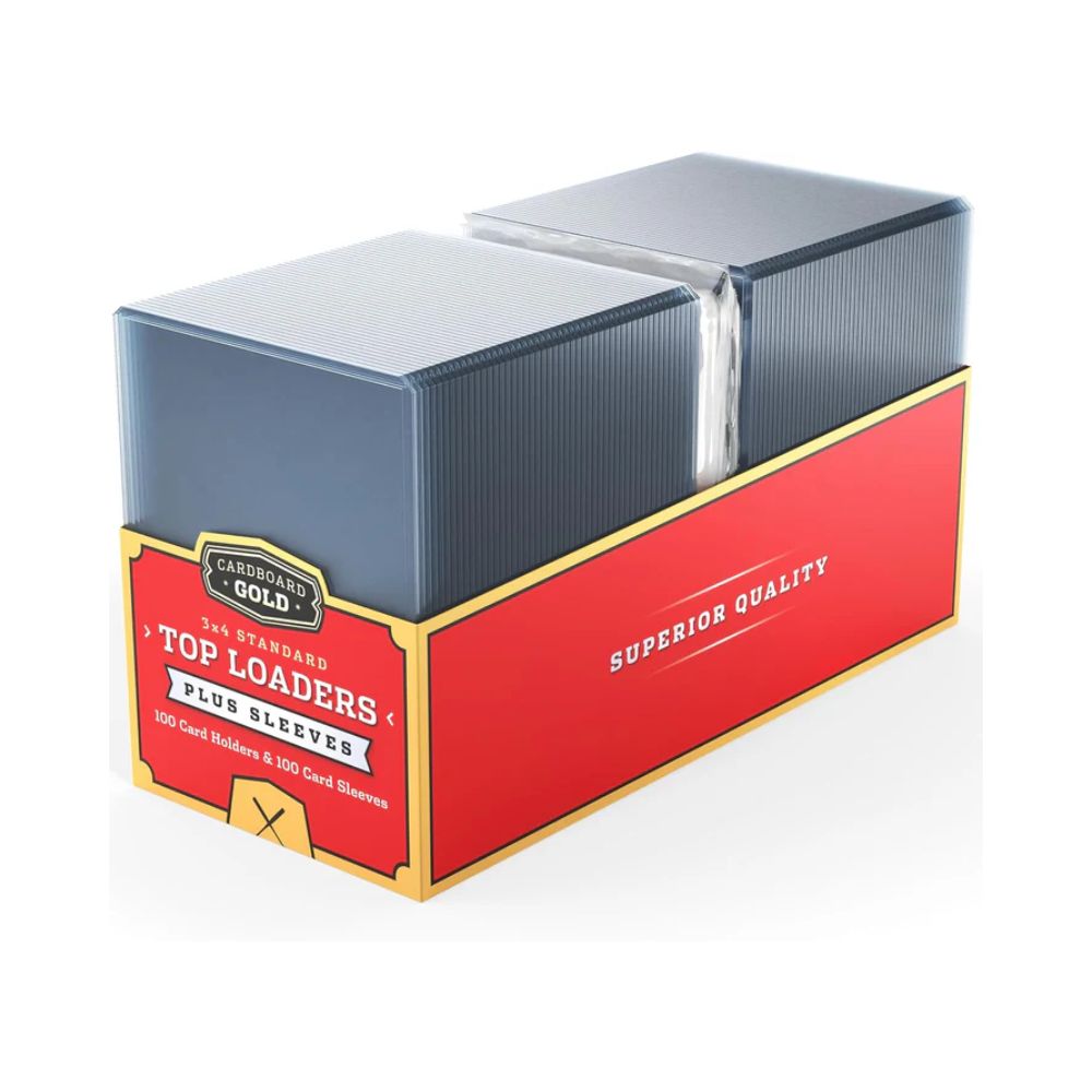 Regular Card Toploaders / Soft Sleeves Combo - 35pt