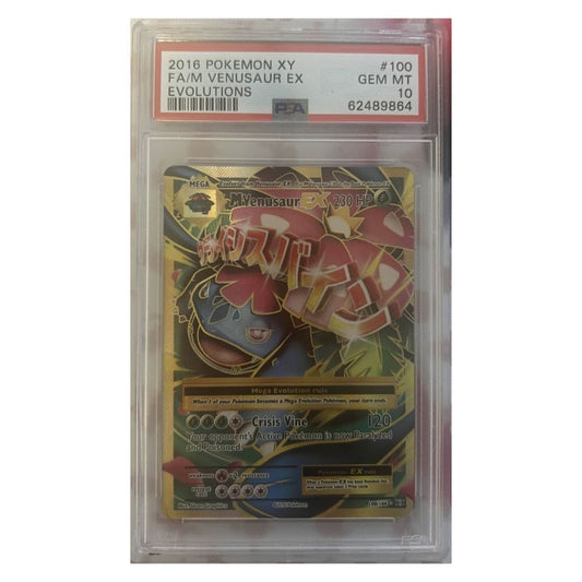 Mega Venusaur EX #100 | PSA 10 | 2016 Pokemon XY