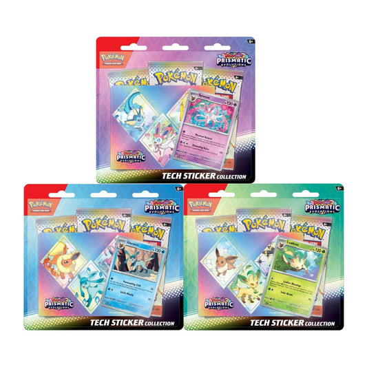 [Pre-Order] Prismatic Evolutions Tech Sticker Collection - Release January 17th