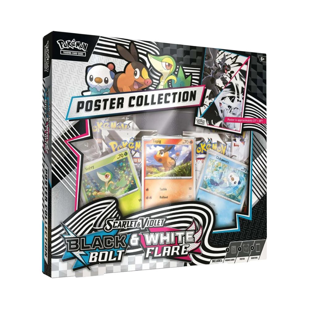 Unova Poster Collection - Black Bolt & White Flare