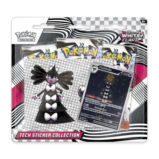 White Flare Tech Sticker Collection
